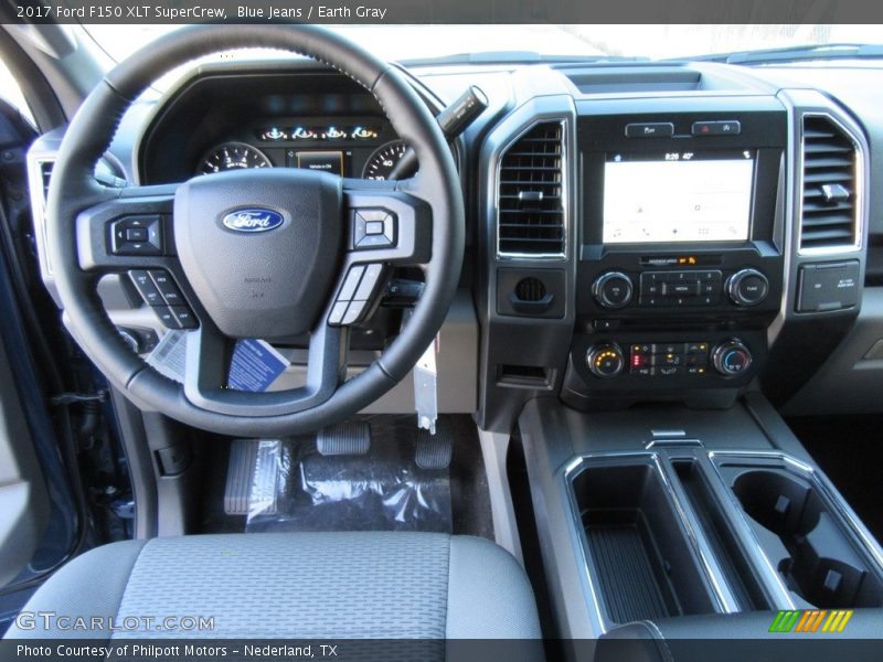 Blue Jeans / Earth Gray 2017 Ford F150 XLT SuperCrew