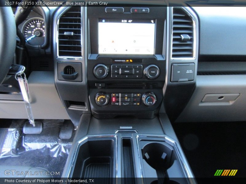 Blue Jeans / Earth Gray 2017 Ford F150 XLT SuperCrew