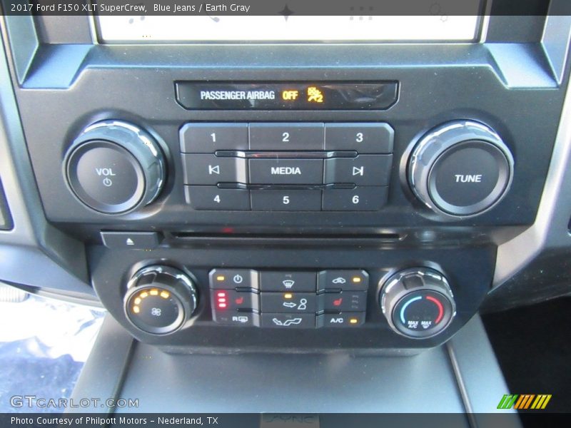 Blue Jeans / Earth Gray 2017 Ford F150 XLT SuperCrew