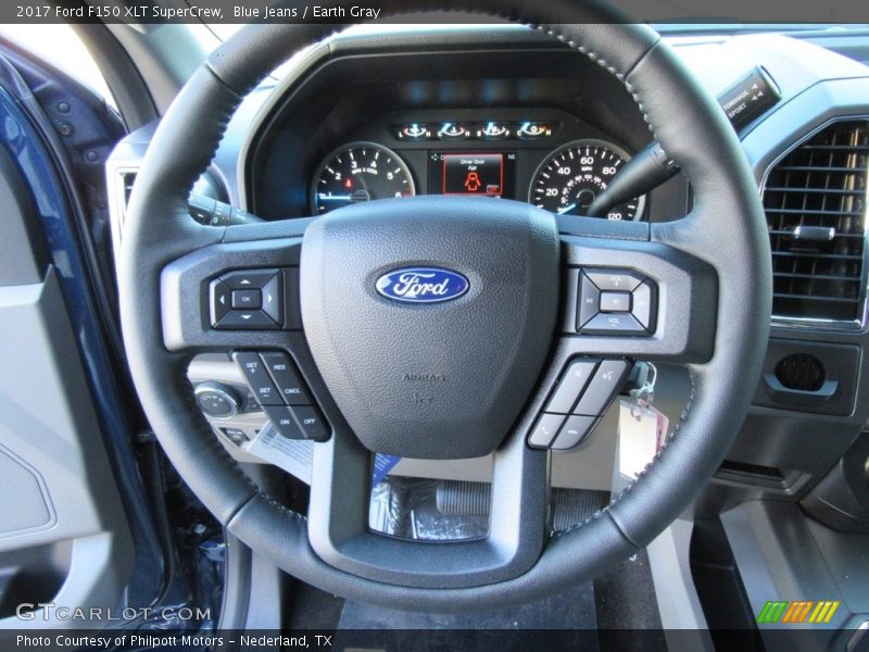 Blue Jeans / Earth Gray 2017 Ford F150 XLT SuperCrew