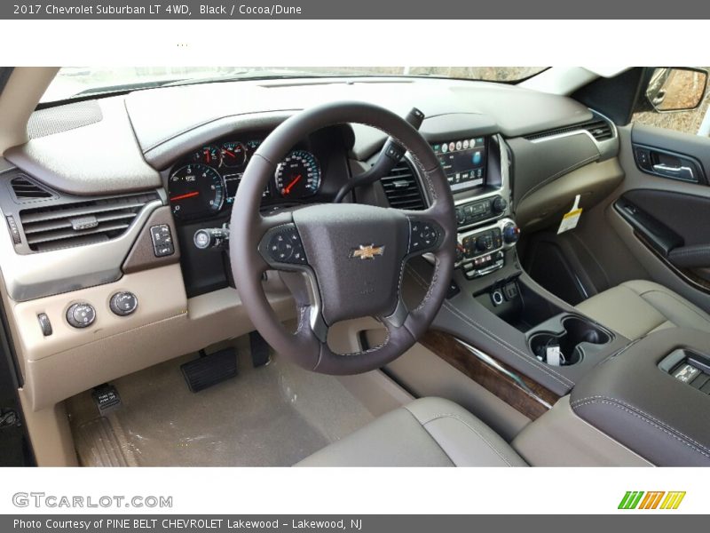 Black / Cocoa/Dune 2017 Chevrolet Suburban LT 4WD