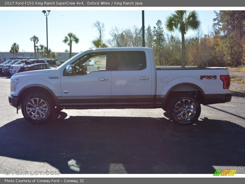 Oxford White / King Ranch Java 2017 Ford F150 King Ranch SuperCrew 4x4