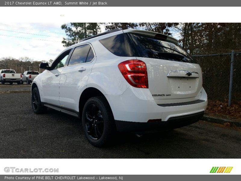 Summit White / Jet Black 2017 Chevrolet Equinox LT AWD