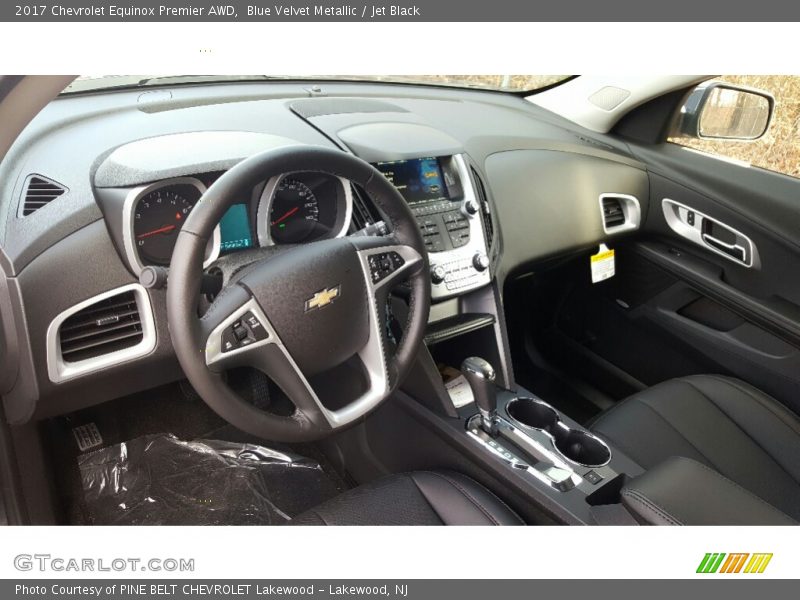 Blue Velvet Metallic / Jet Black 2017 Chevrolet Equinox Premier AWD