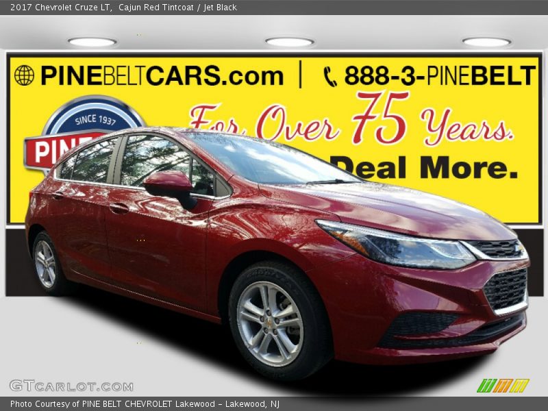 Cajun Red Tintcoat / Jet Black 2017 Chevrolet Cruze LT