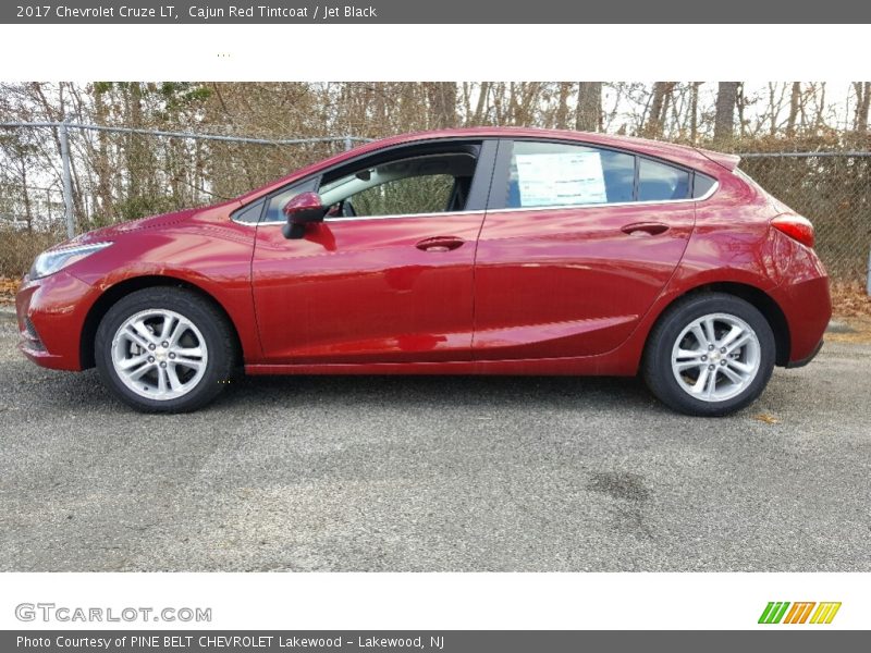 Cajun Red Tintcoat / Jet Black 2017 Chevrolet Cruze LT