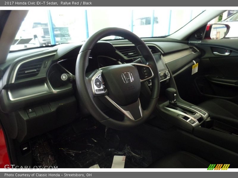 Rallye Red / Black 2017 Honda Civic EX-T Sedan