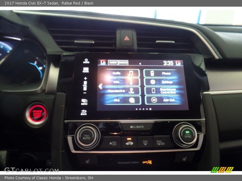 Rallye Red / Black 2017 Honda Civic EX-T Sedan