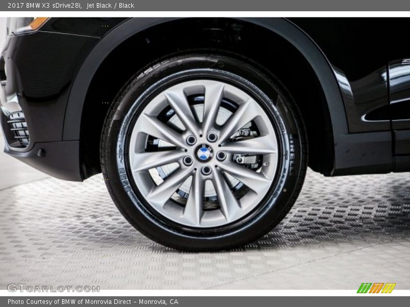 Jet Black / Black 2017 BMW X3 sDrive28i