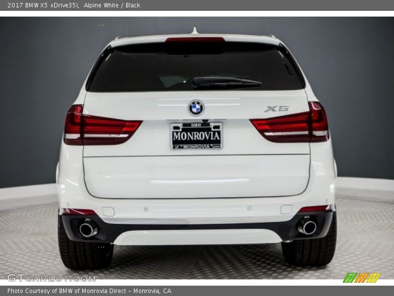 Alpine White / Black 2017 BMW X5 xDrive35i