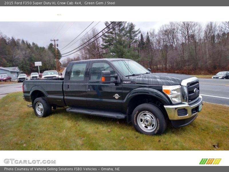 Green Gem / Steel 2015 Ford F350 Super Duty XL Crew Cab 4x4
