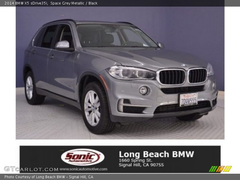 Space Grey Metallic / Black 2014 BMW X5 sDrive35i
