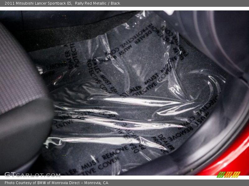 Rally Red Metallic / Black 2011 Mitsubishi Lancer Sportback ES