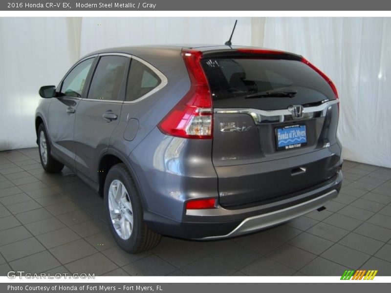 Modern Steel Metallic / Gray 2016 Honda CR-V EX