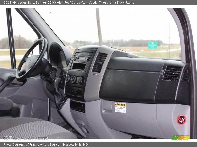 Arctic White / Lima Black Fabric 2013 Mercedes-Benz Sprinter 2500 High Roof Cargo Van
