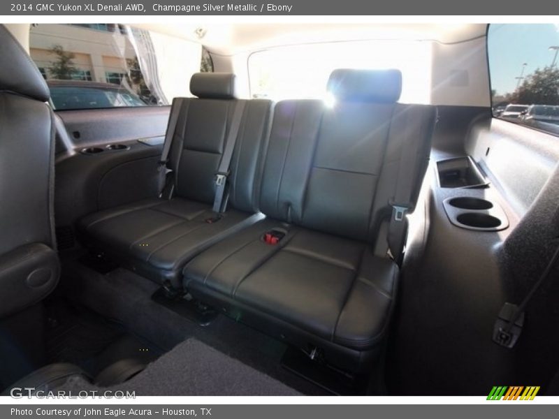Champagne Silver Metallic / Ebony 2014 GMC Yukon XL Denali AWD