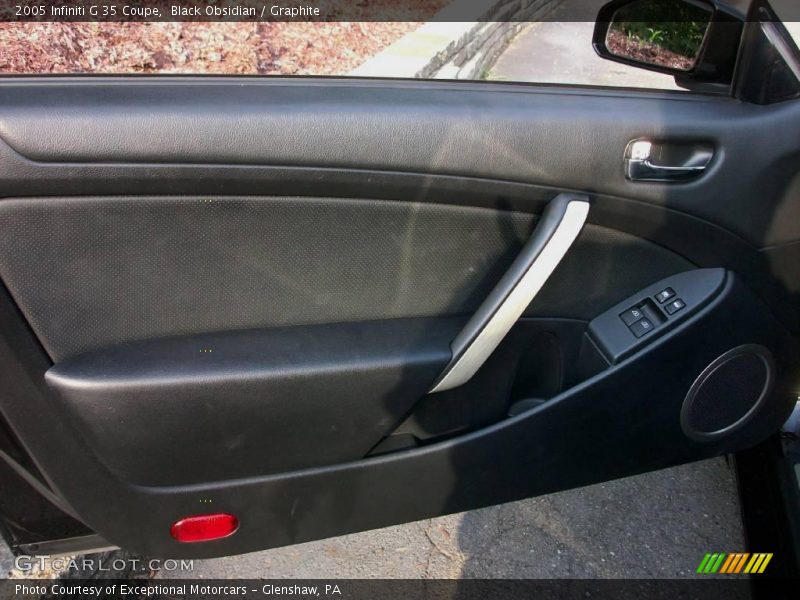 Black Obsidian / Graphite 2005 Infiniti G 35 Coupe