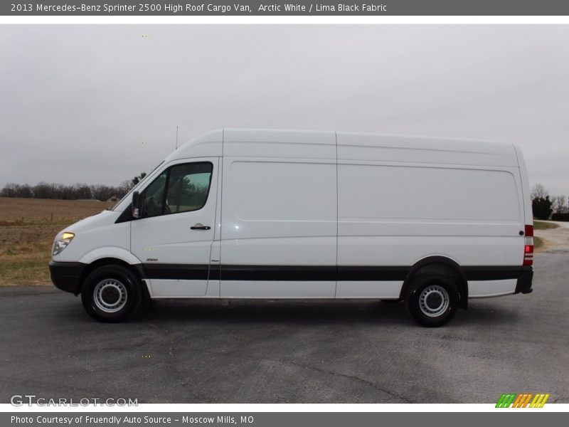 Arctic White / Lima Black Fabric 2013 Mercedes-Benz Sprinter 2500 High Roof Cargo Van