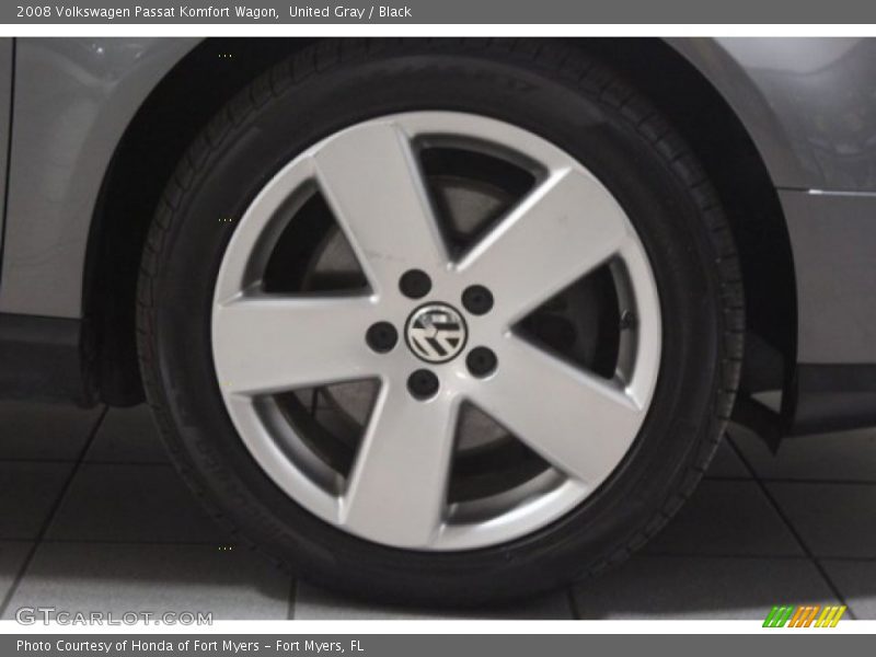 United Gray / Black 2008 Volkswagen Passat Komfort Wagon