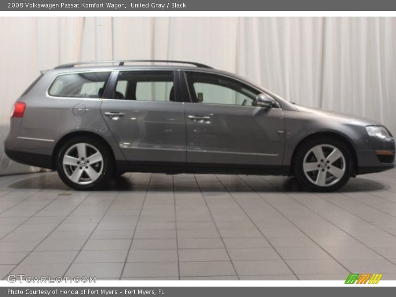 United Gray / Black 2008 Volkswagen Passat Komfort Wagon