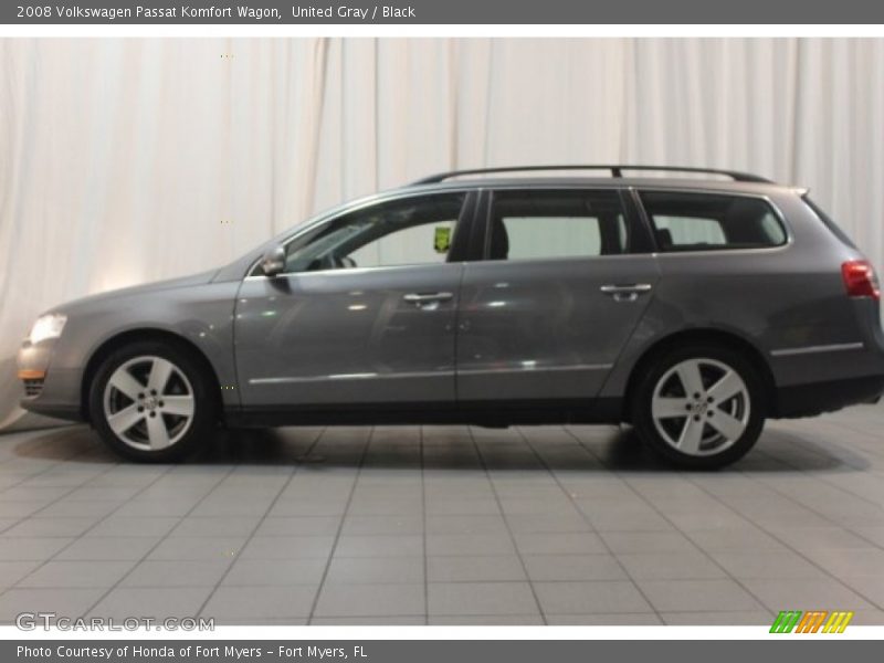 United Gray / Black 2008 Volkswagen Passat Komfort Wagon