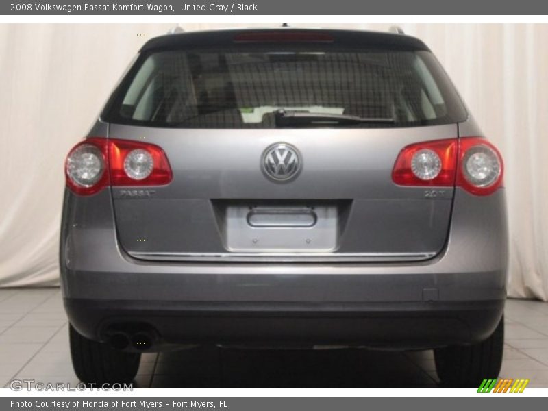 United Gray / Black 2008 Volkswagen Passat Komfort Wagon