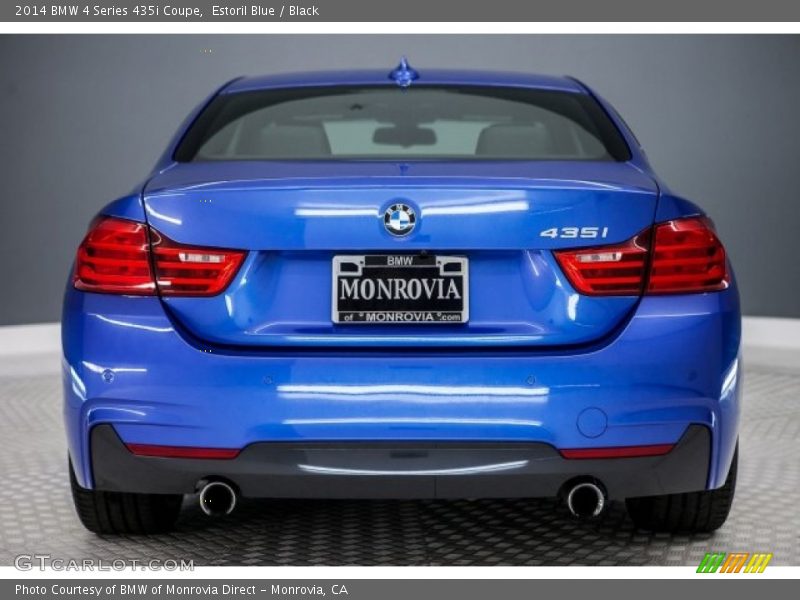 Estoril Blue / Black 2014 BMW 4 Series 435i Coupe