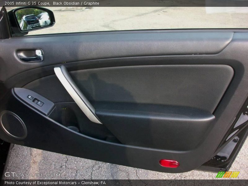 Black Obsidian / Graphite 2005 Infiniti G 35 Coupe