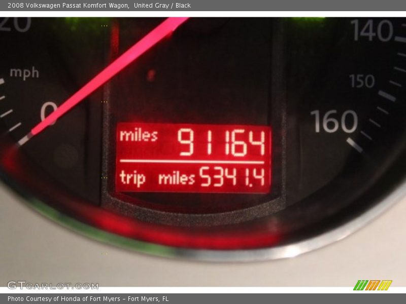 United Gray / Black 2008 Volkswagen Passat Komfort Wagon