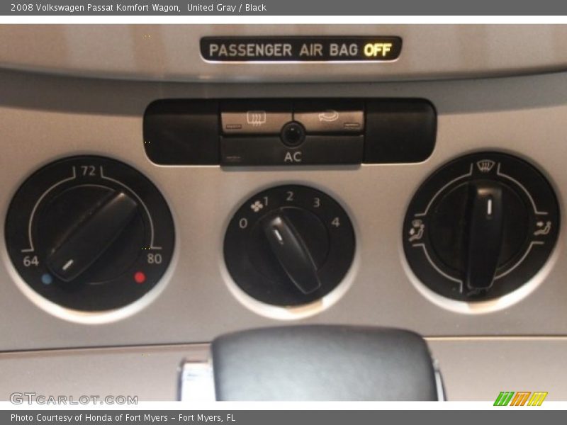 United Gray / Black 2008 Volkswagen Passat Komfort Wagon