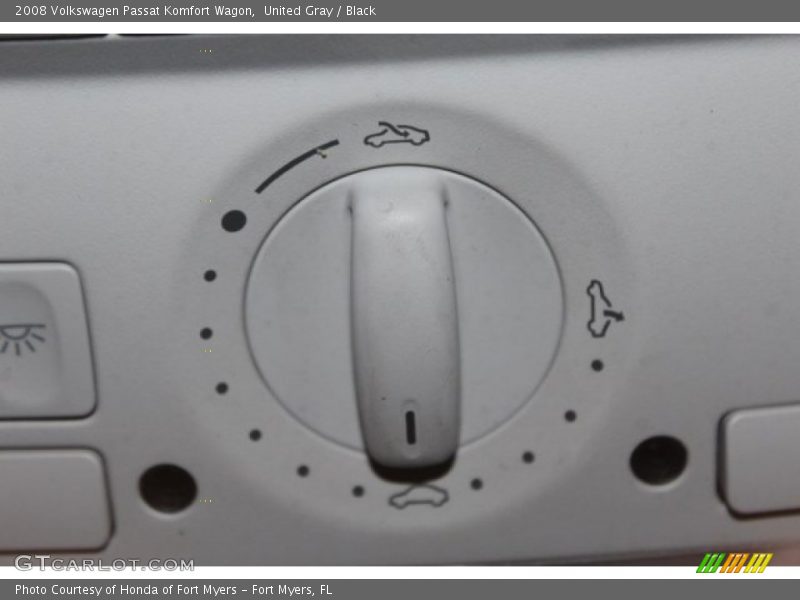 United Gray / Black 2008 Volkswagen Passat Komfort Wagon