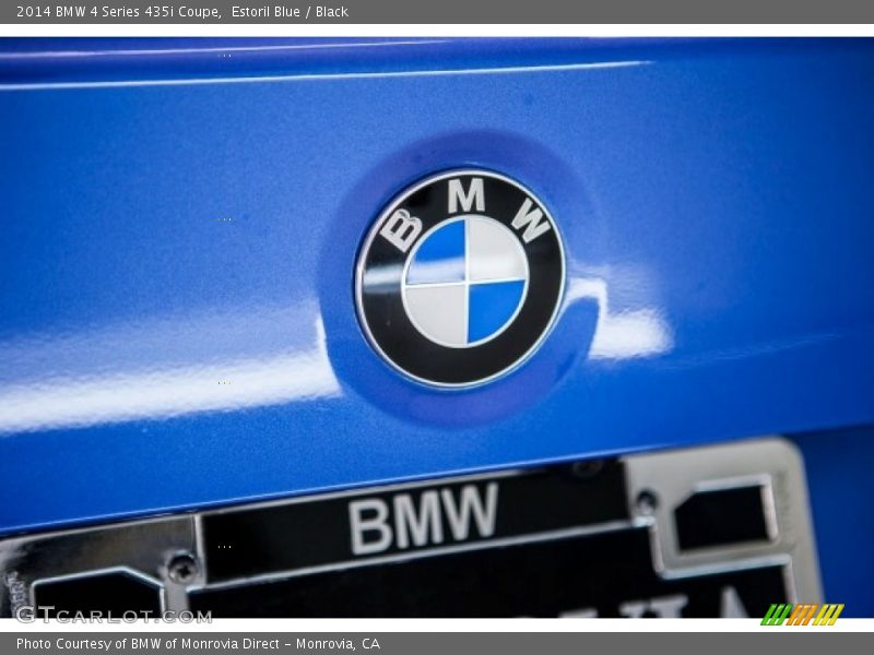 Estoril Blue / Black 2014 BMW 4 Series 435i Coupe