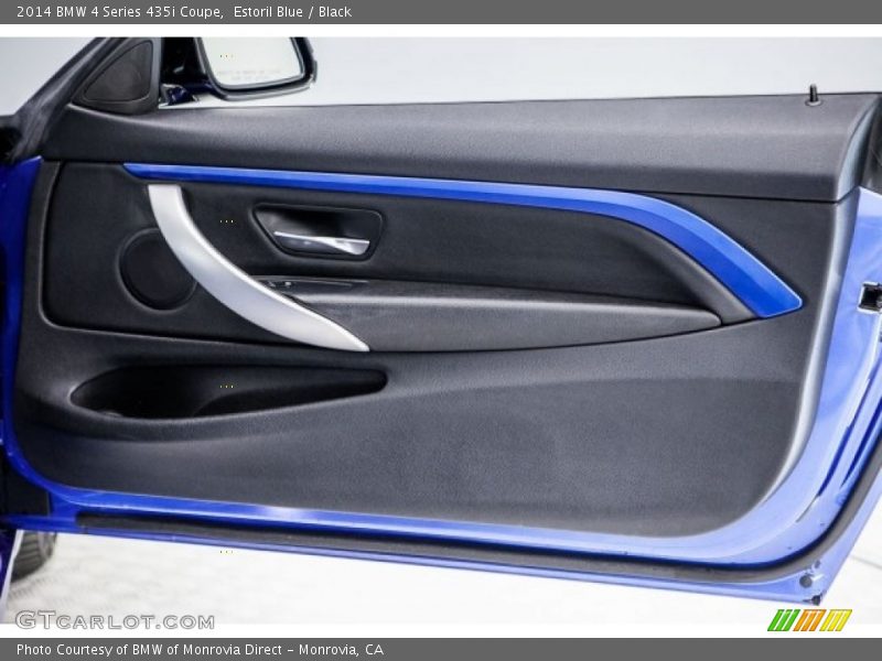 Estoril Blue / Black 2014 BMW 4 Series 435i Coupe