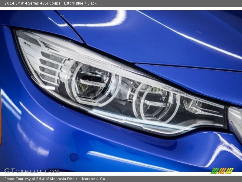 Estoril Blue / Black 2014 BMW 4 Series 435i Coupe