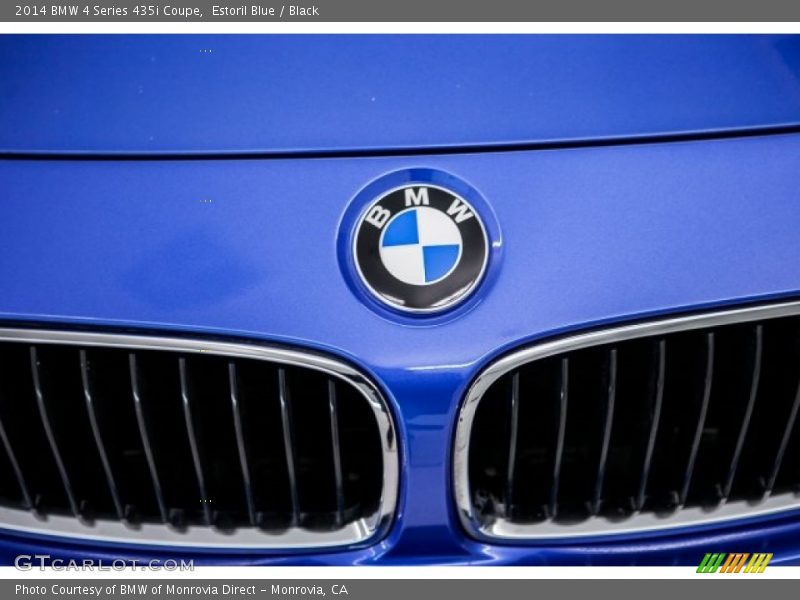 Estoril Blue / Black 2014 BMW 4 Series 435i Coupe