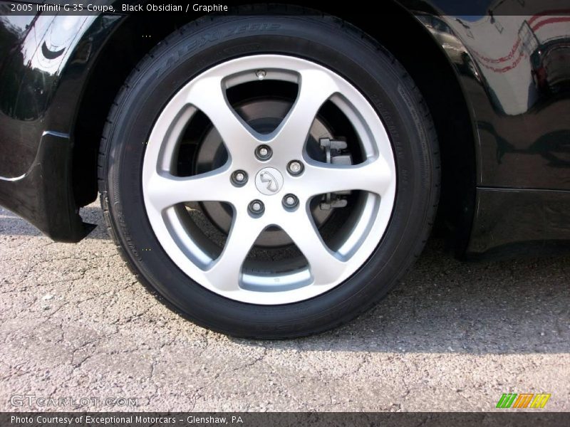 Black Obsidian / Graphite 2005 Infiniti G 35 Coupe