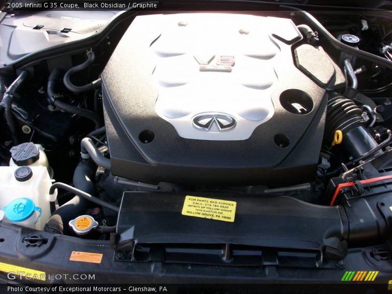 Black Obsidian / Graphite 2005 Infiniti G 35 Coupe