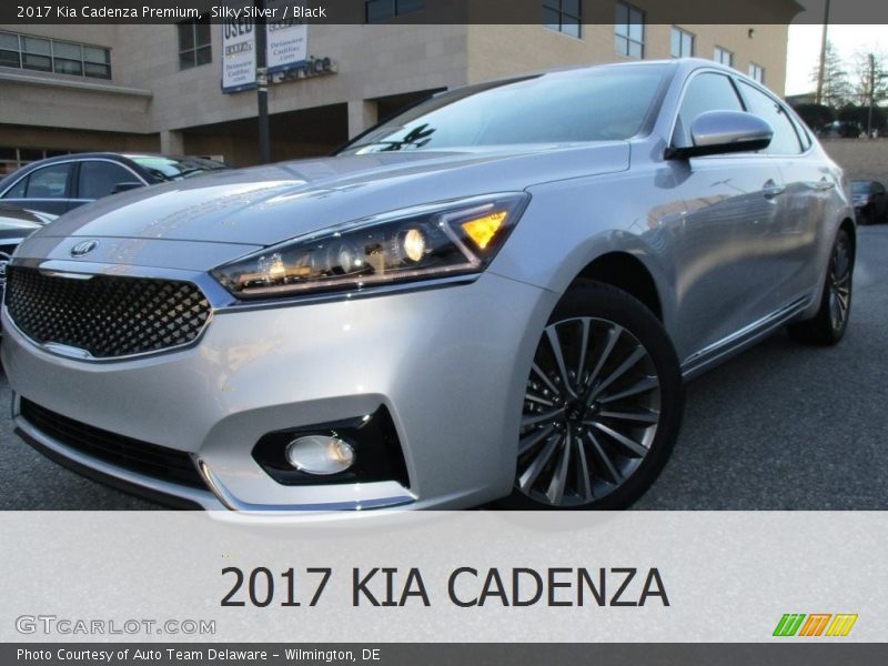 Silky Silver / Black 2017 Kia Cadenza Premium