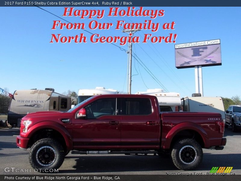 Ruby Red / Black 2017 Ford F150 Shelby Cobra Edition SuperCrew 4x4
