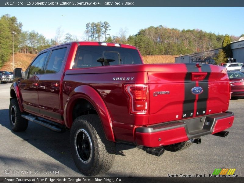 Ruby Red / Black 2017 Ford F150 Shelby Cobra Edition SuperCrew 4x4