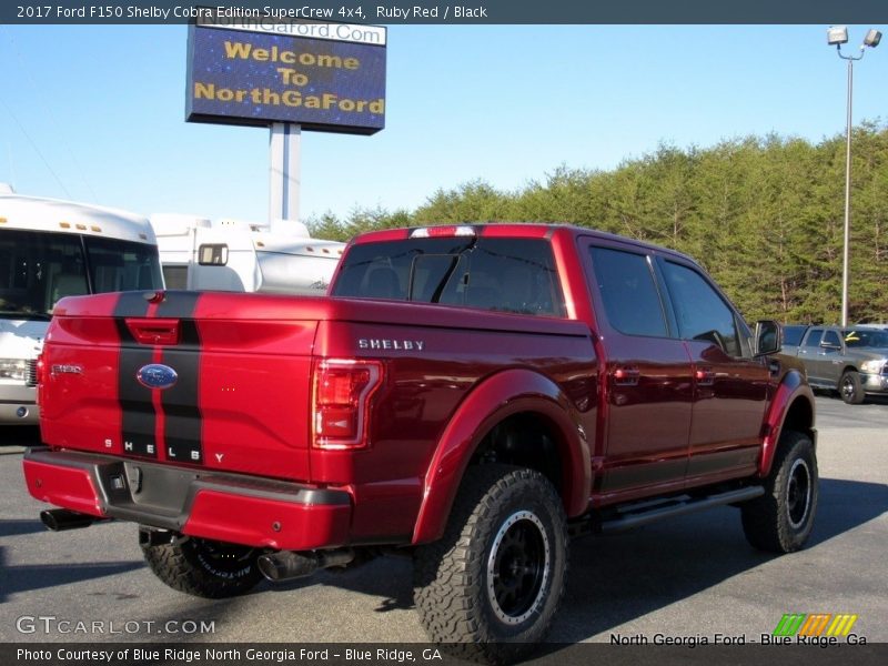 Ruby Red / Black 2017 Ford F150 Shelby Cobra Edition SuperCrew 4x4