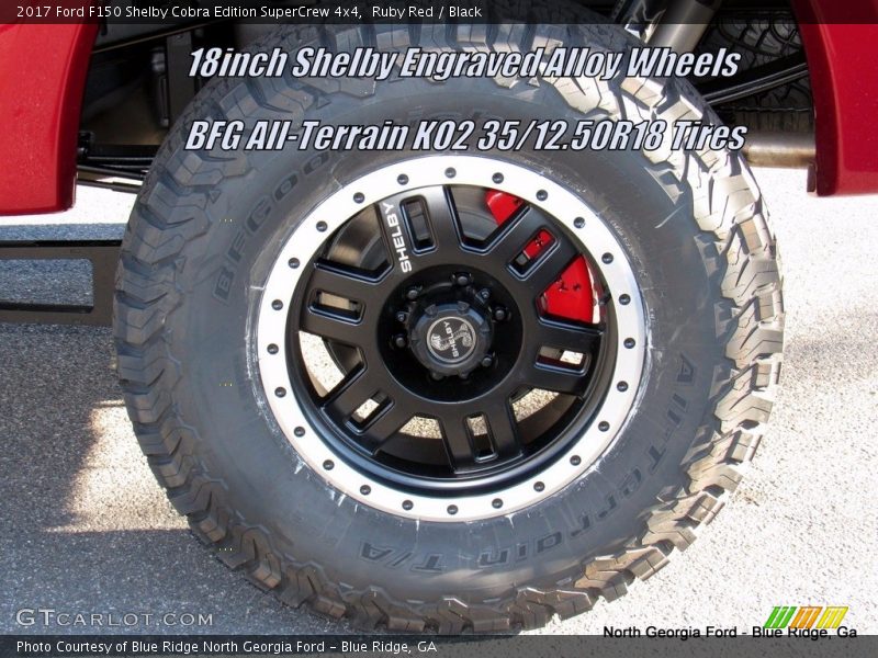 Ruby Red / Black 2017 Ford F150 Shelby Cobra Edition SuperCrew 4x4