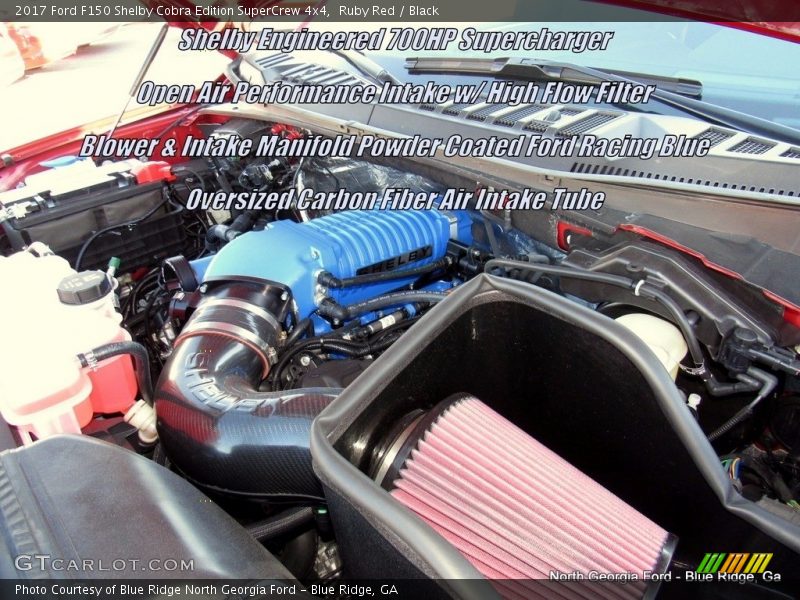 Ruby Red / Black 2017 Ford F150 Shelby Cobra Edition SuperCrew 4x4