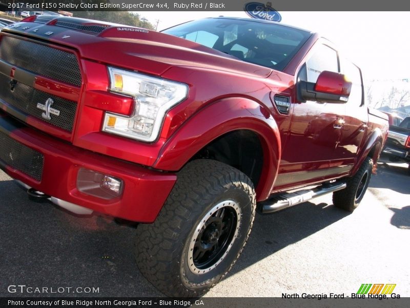 Ruby Red / Black 2017 Ford F150 Shelby Cobra Edition SuperCrew 4x4