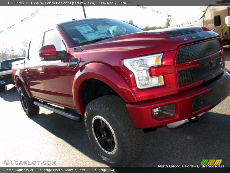 Ruby Red / Black 2017 Ford F150 Shelby Cobra Edition SuperCrew 4x4