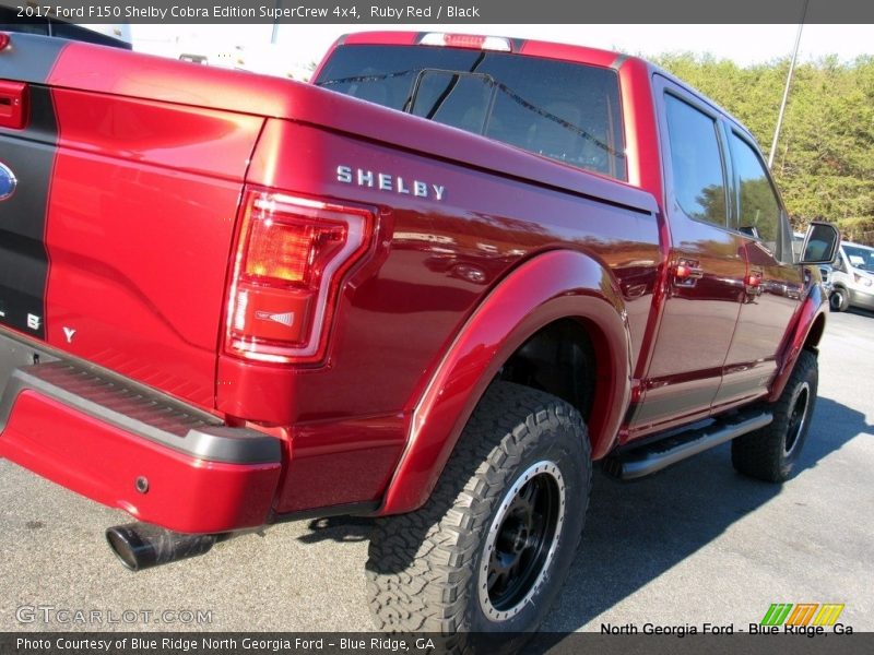 Ruby Red / Black 2017 Ford F150 Shelby Cobra Edition SuperCrew 4x4