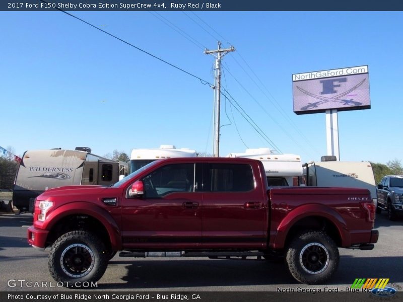 Ruby Red / Black 2017 Ford F150 Shelby Cobra Edition SuperCrew 4x4