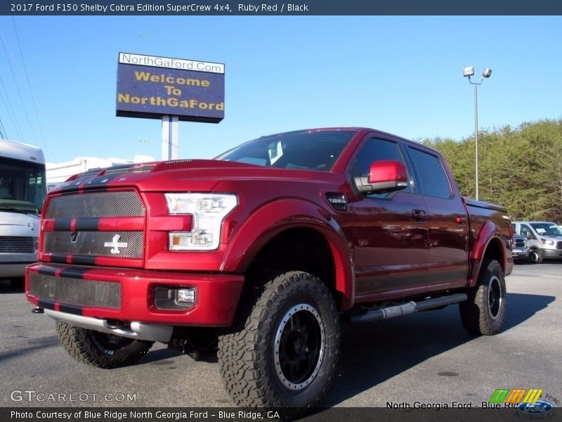 Ruby Red / Black 2017 Ford F150 Shelby Cobra Edition SuperCrew 4x4