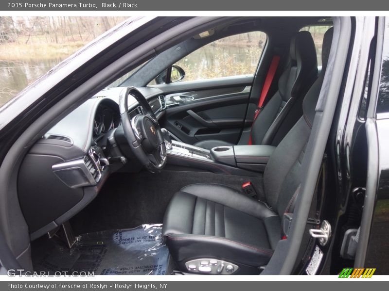 Front Seat of 2015 Panamera Turbo