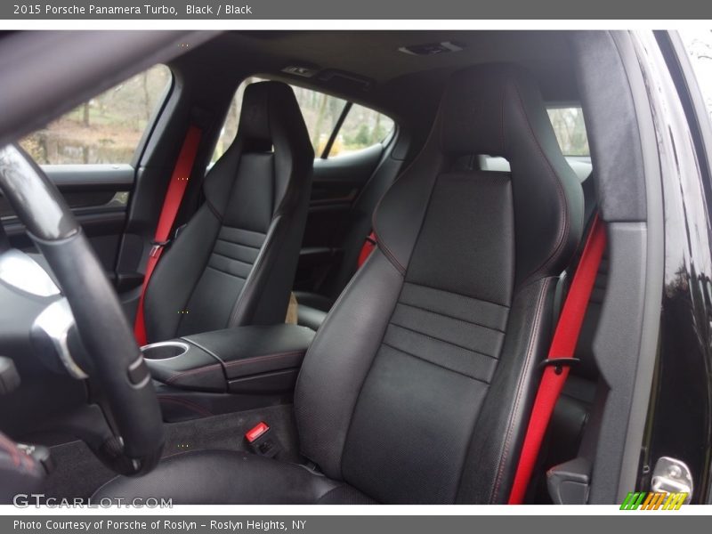 Front Seat of 2015 Panamera Turbo